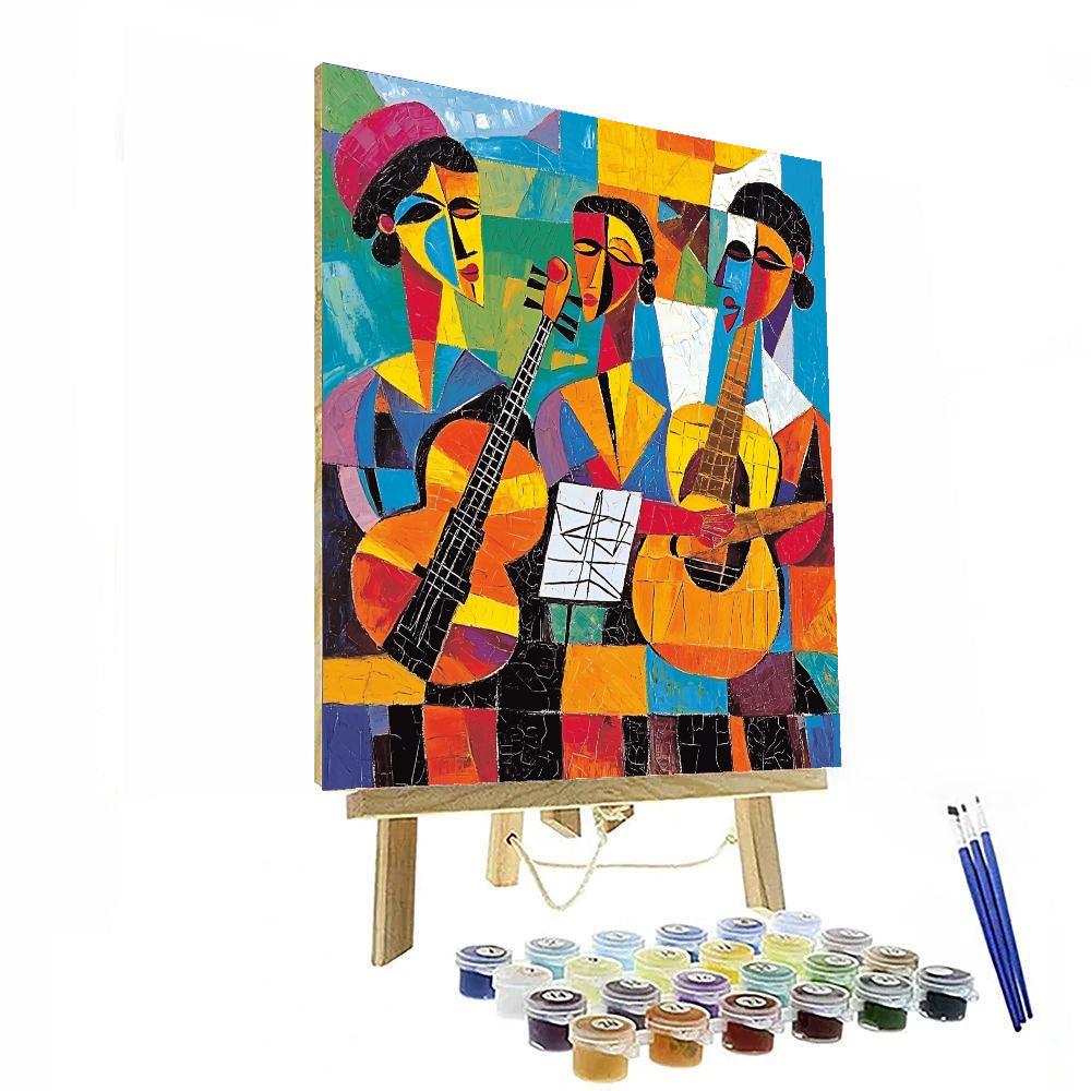 Pablo Picasso Inspired Cultural Melodies  Paint By Numbers Kits