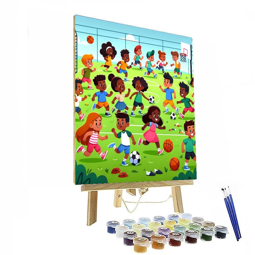 Sports Adventure Extravaganza Paint By Color
