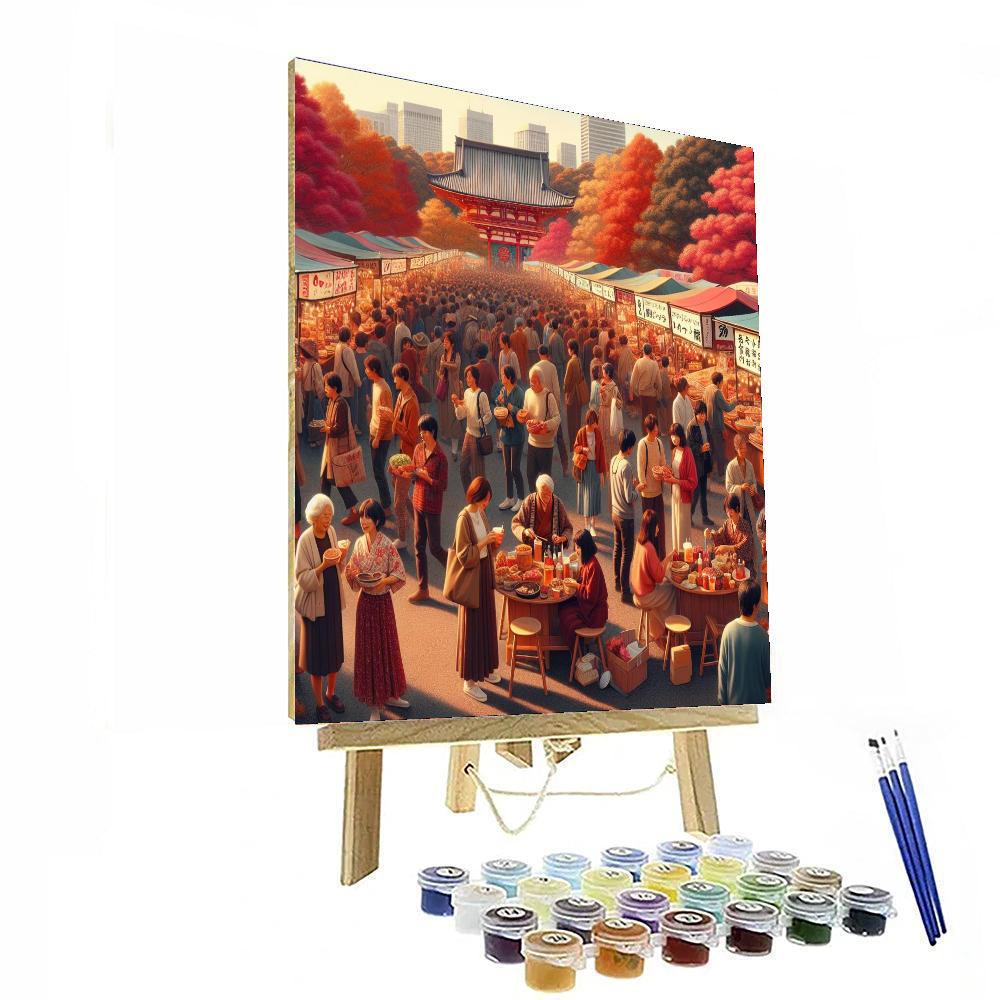 Sapporo Autumn Fest - Japan DIY Paint By Numbers