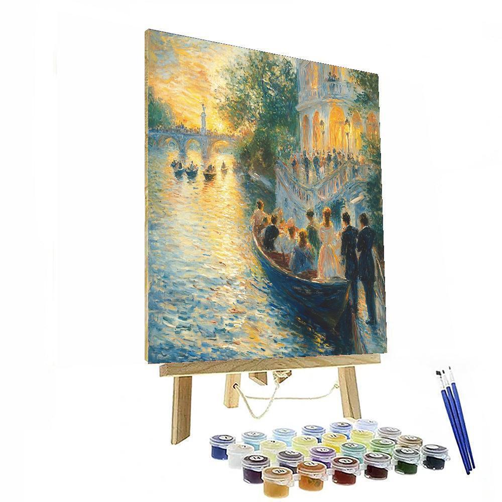 Pierre-Auguste Renoir Inspired Vintage Parisian Stroll  Paint By Numbers Kits
