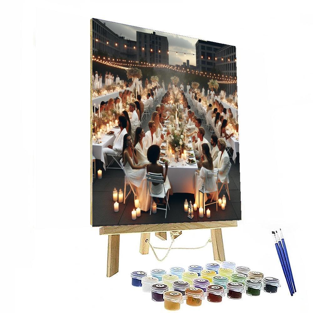 Dîner En Blanc Paint By Number