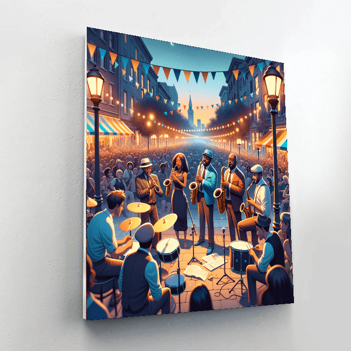 Montreal Jazz Festival - Montreal Painting By Numbers Kit