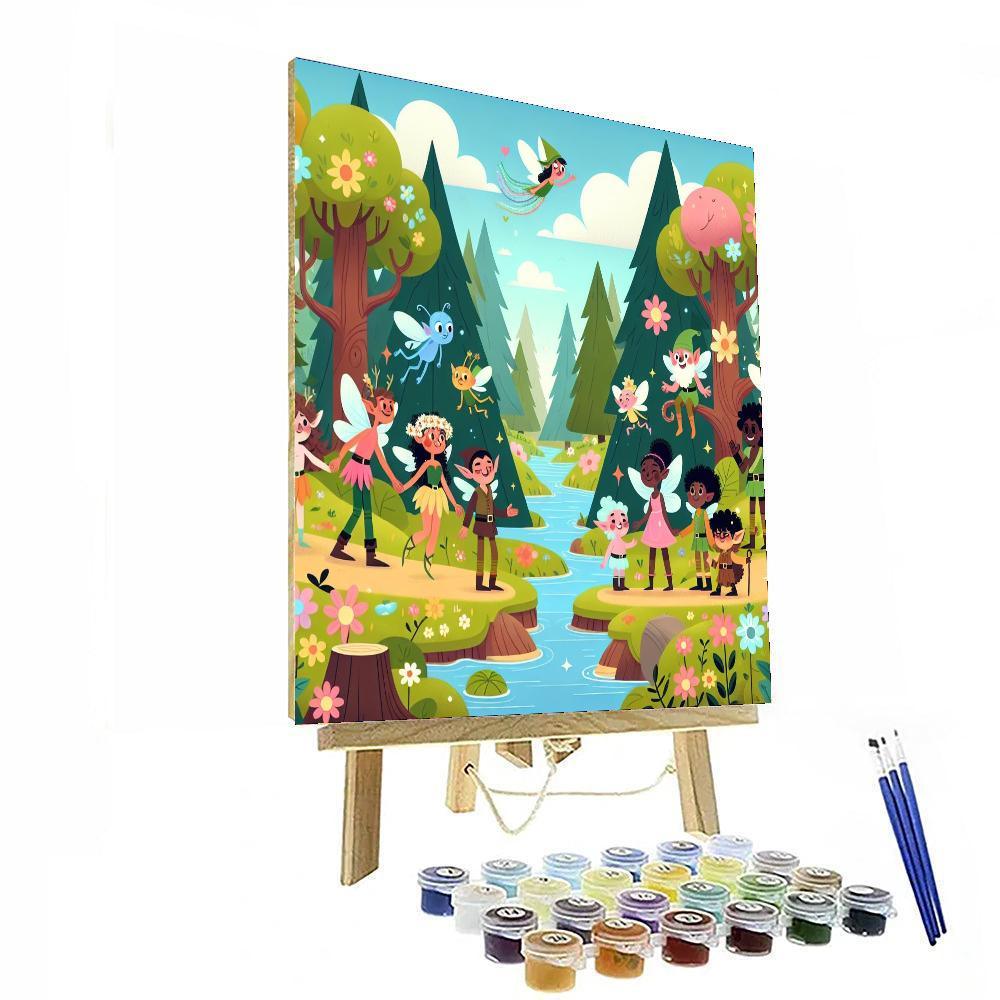 Adventure In The Fairytale Forest Paint By Numbers