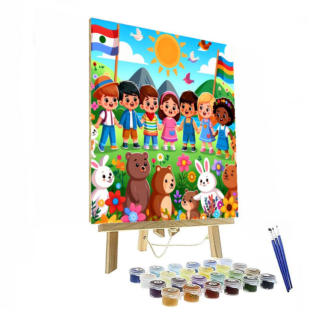 Wonderland Adventure With Animals Paint By Numbers Kits