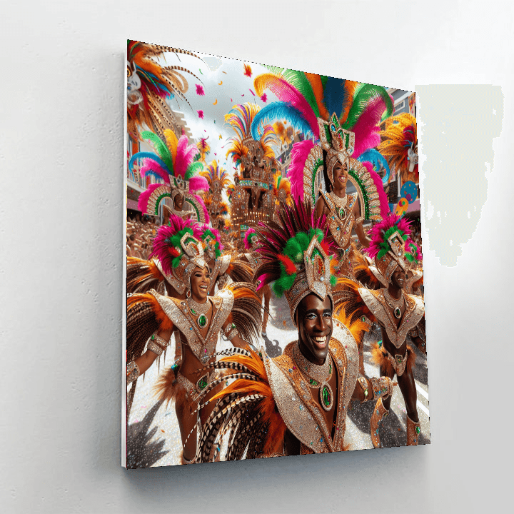 Willemstad Carnival - Curacao Number Painting