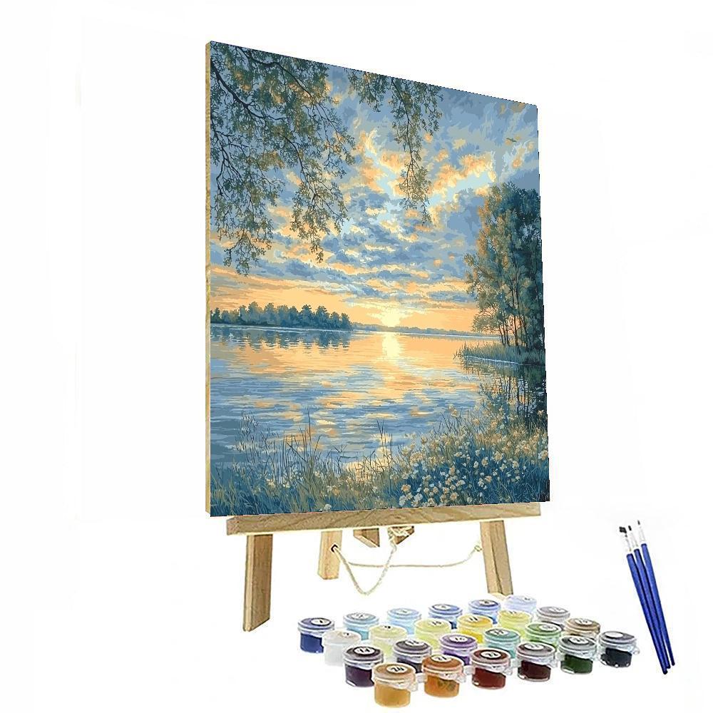 Leonardo Da Vinci Inspired Silent Waters  Paint By Number