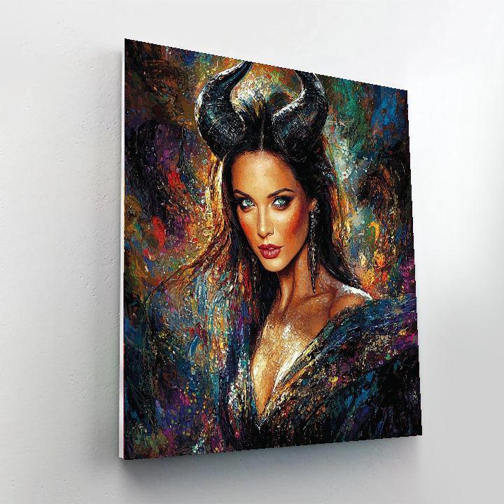 Angelina Jolie: The Resilient Heart Of Maleficent Numbered Painting Kits