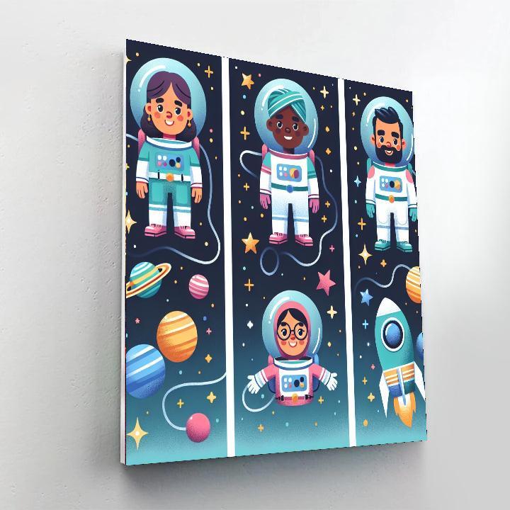 Adventure Seekers: Space Explorers Numbered Painting Kits