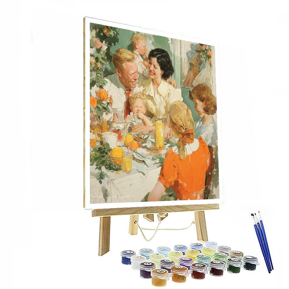 The Love Of Family Paint By Number