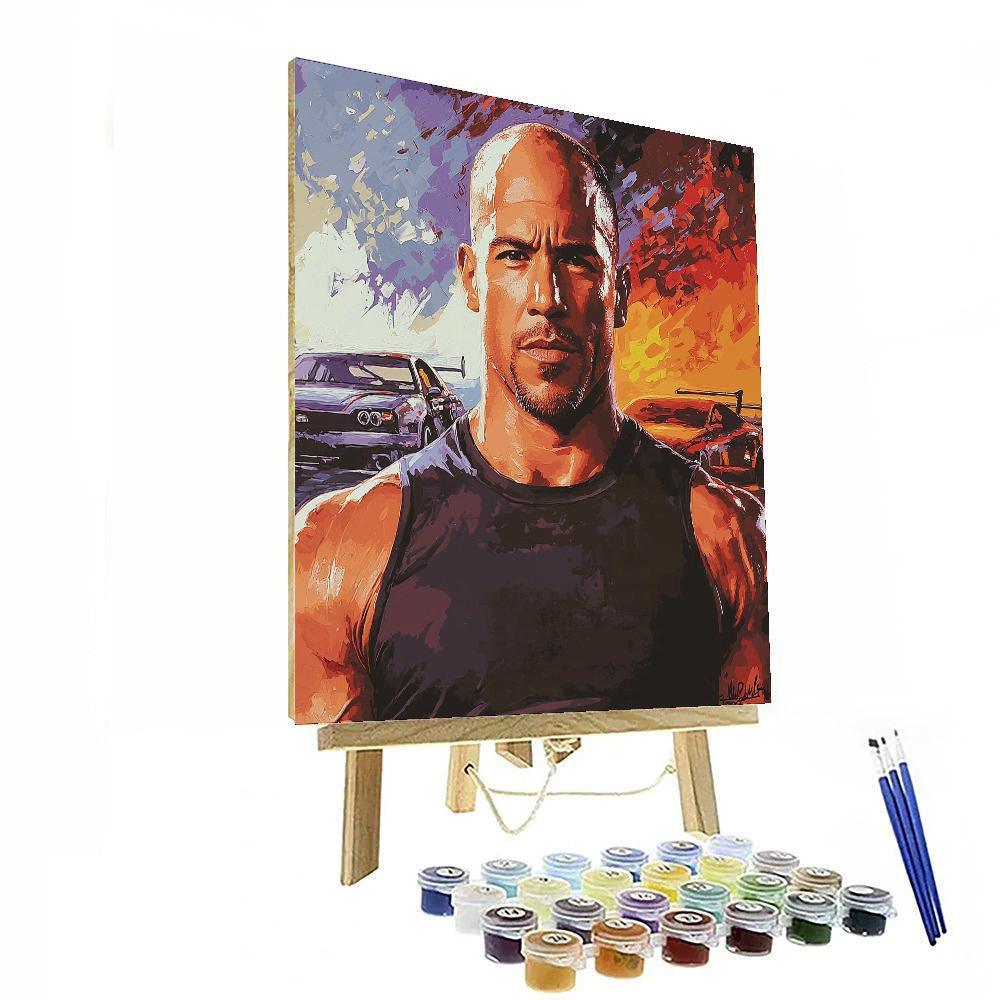 Vin Diesel: The Power Of Dom Toretto Paint By Numbers Kits