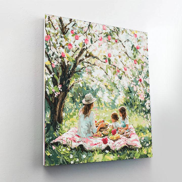 Springtime Picnic Bliss Paint By Numbers