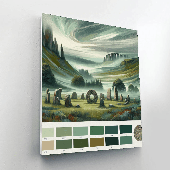 Celtic Dawn Paint By Numbers Art