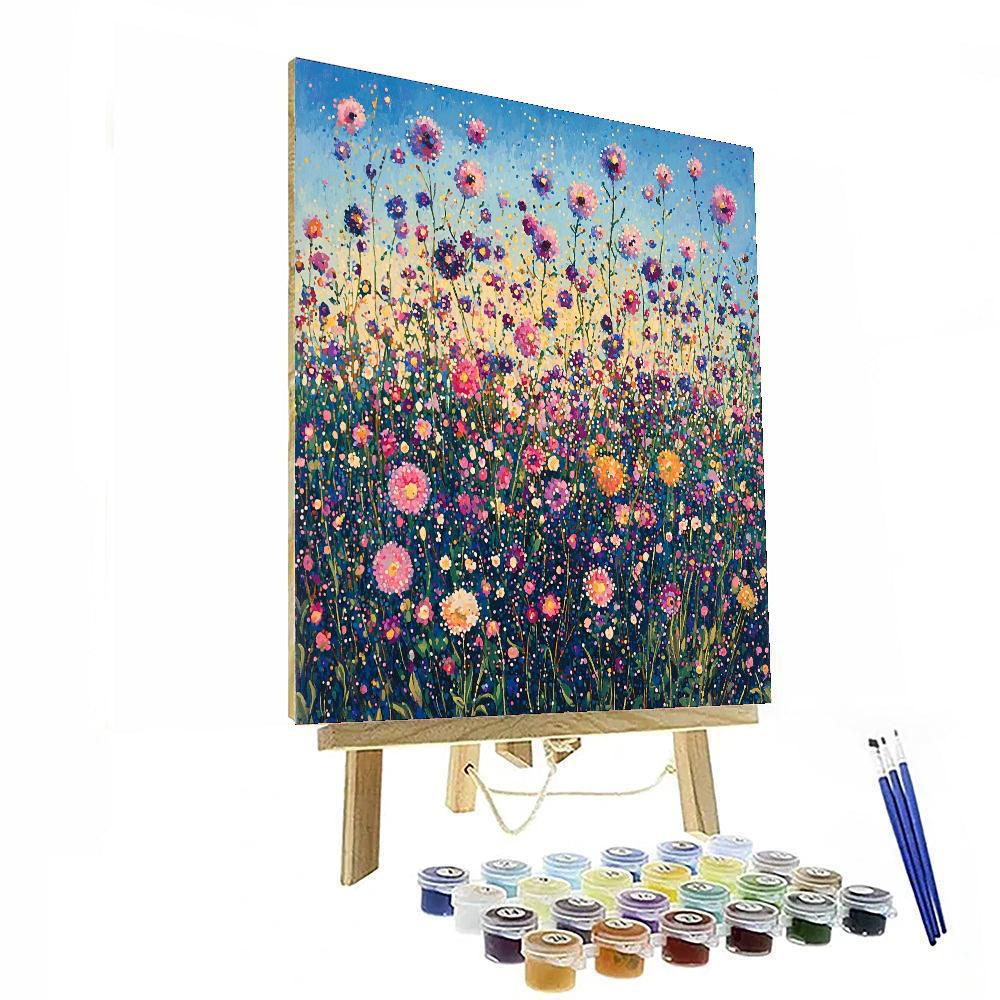 Georges Seurat Inspired Spring Blossom Reverence  Numbered Painting Kits