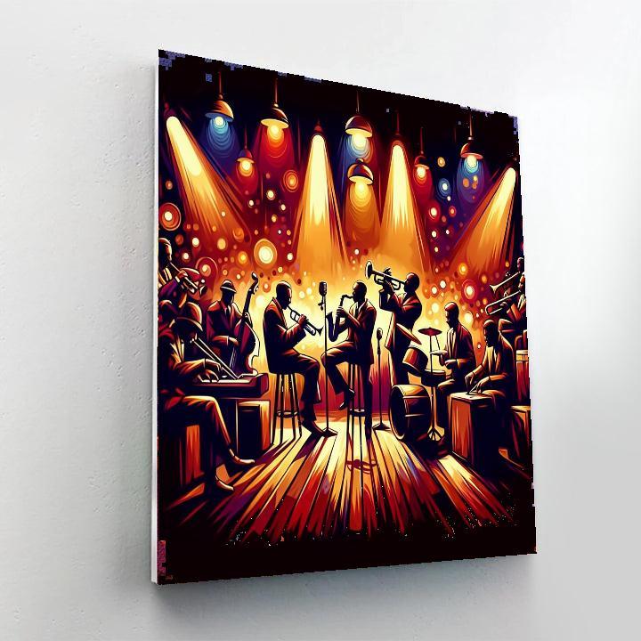 Energetic Jazz Club Paint By Numbers