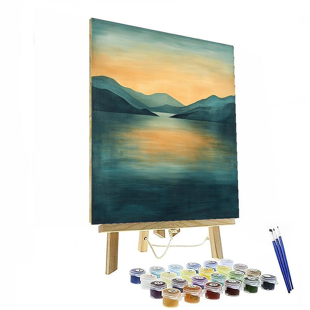 Paul Klee Inspired Serenity In Abstraction  Painting Number Kit