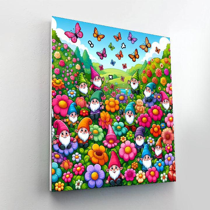 Enchanted Garden Friends Paint By Color