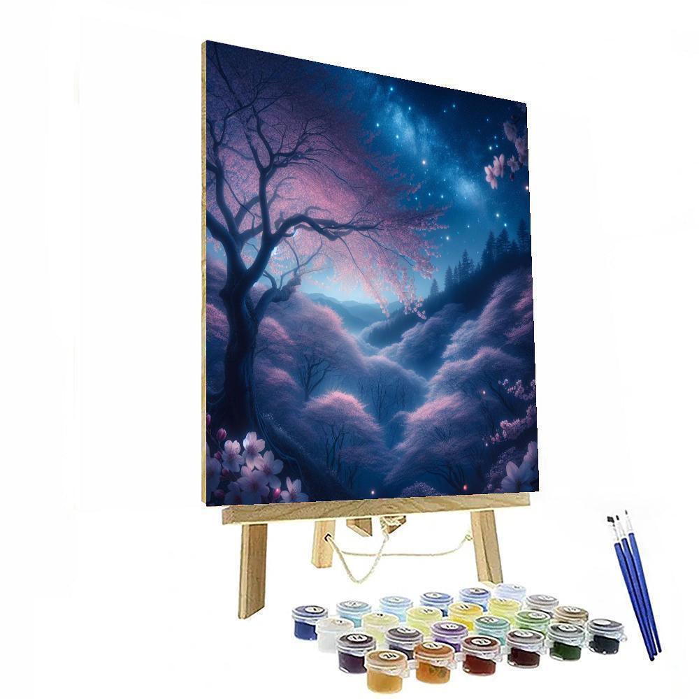 Sakura Blossom Fantasy Paint By Numbers Kits