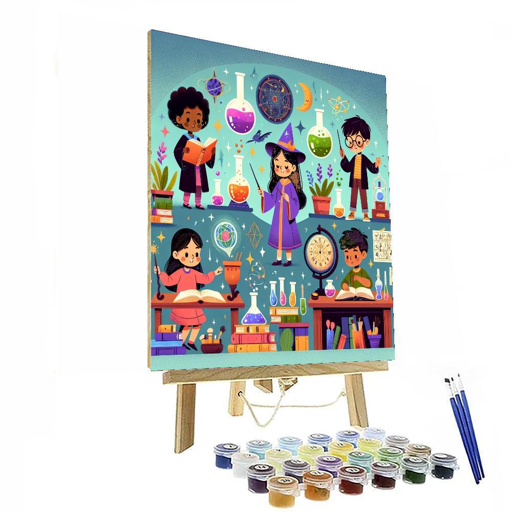 Mystic Wizarding School Paint By Number