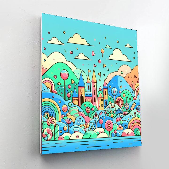 Bubblegum Kingdom Painting Number Kit