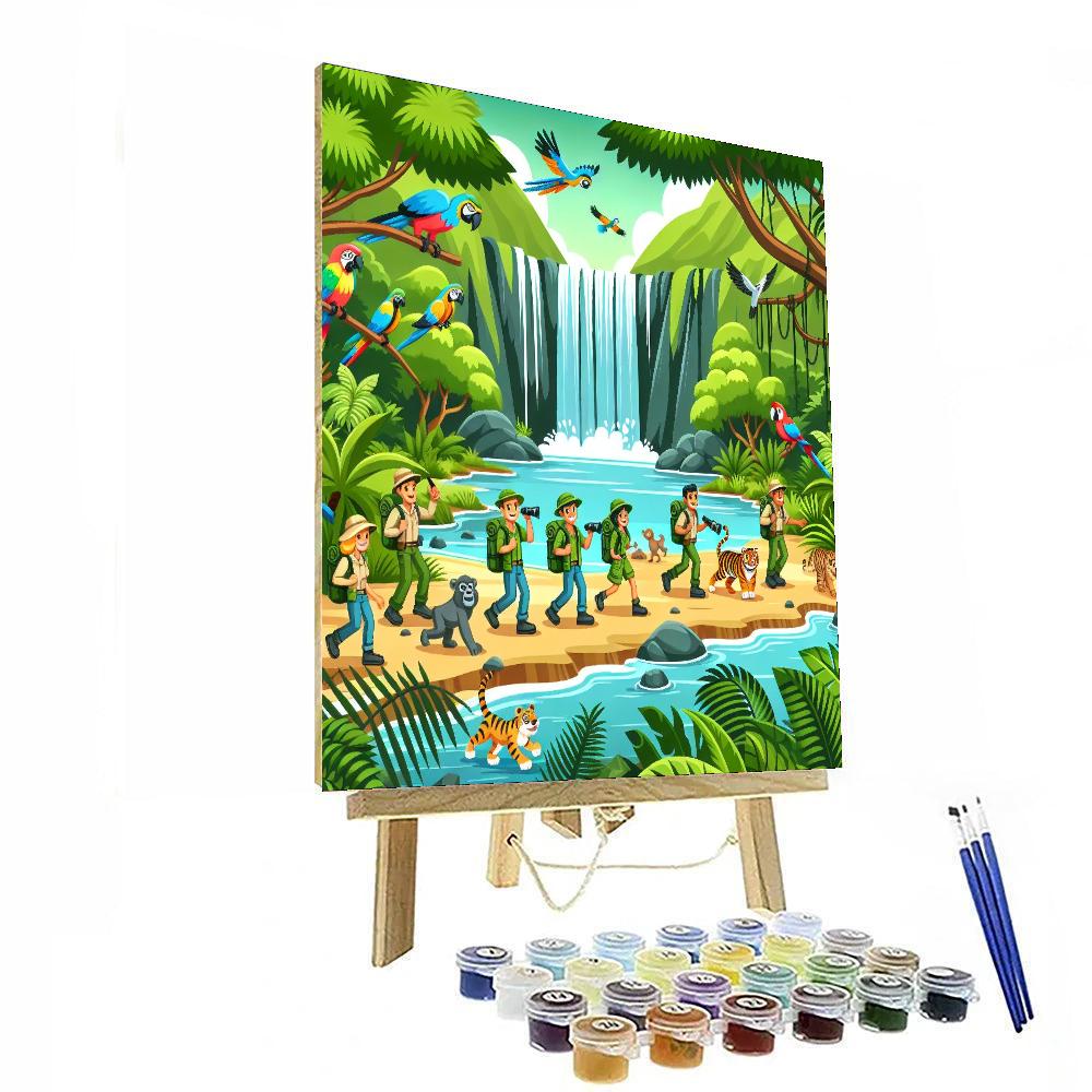 Jungle Expedition Trek Paint By Number