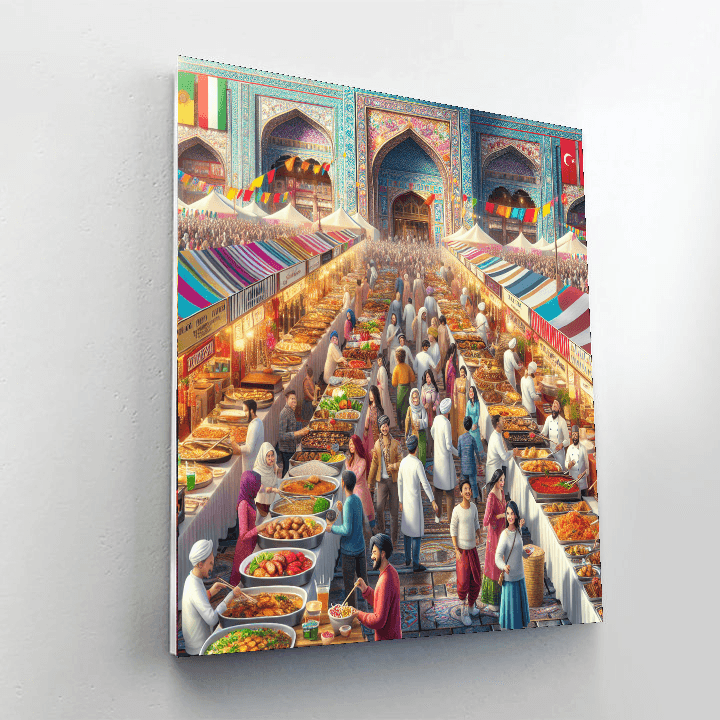 The Singapore Food Festival - Singapore Paint By Numbers Kits