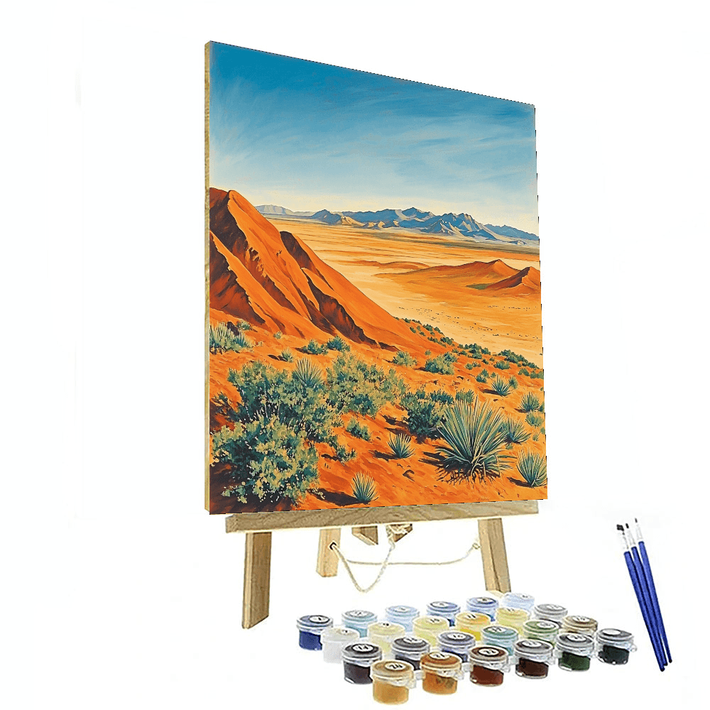 Georgia O'Keeffe Inspired Distant Horizons  Paint By Numbers