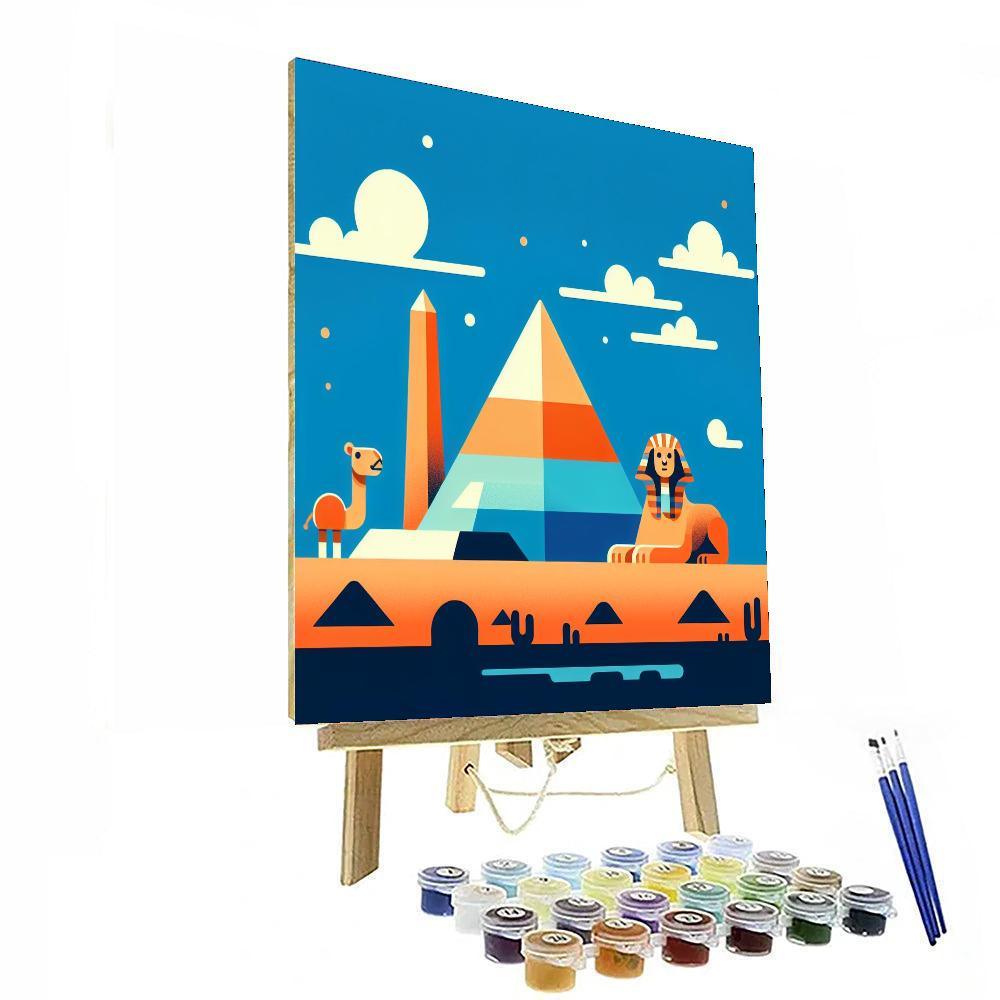 Mysterious Egyptian Expedition DIY Paint By Numbers