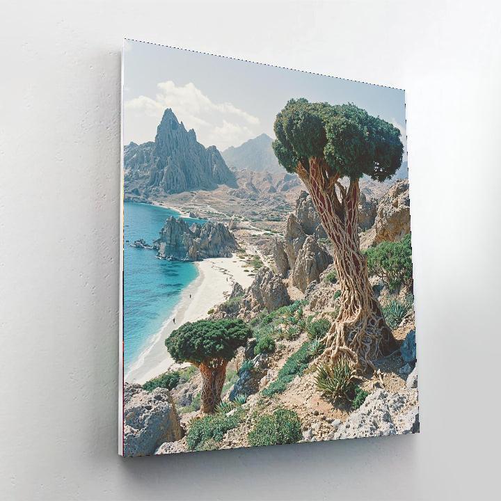 Socotra Island Number Painting