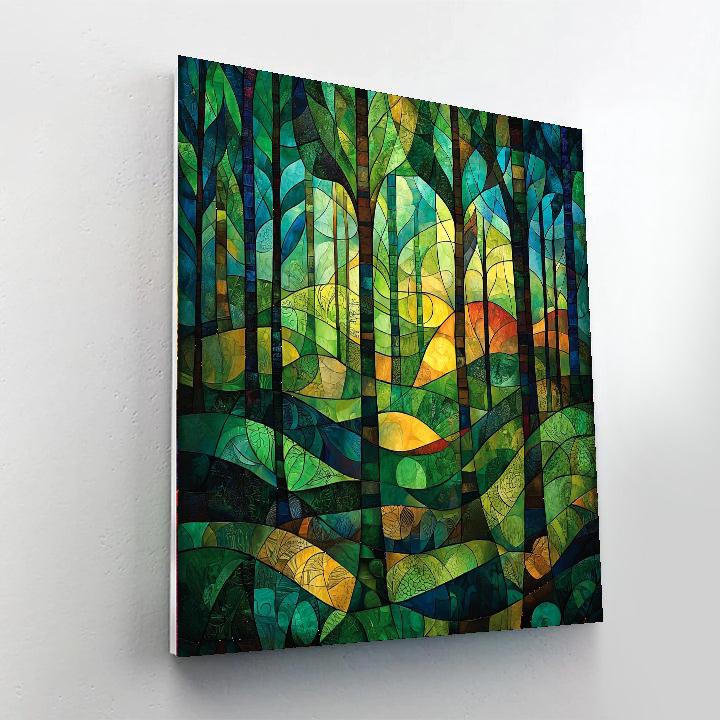 Frida Kahlo Inspired Nature's Lament  Numbered Painting Kits