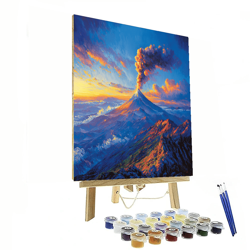 Acatenango Volcano Hike Paint By Numbers Kits