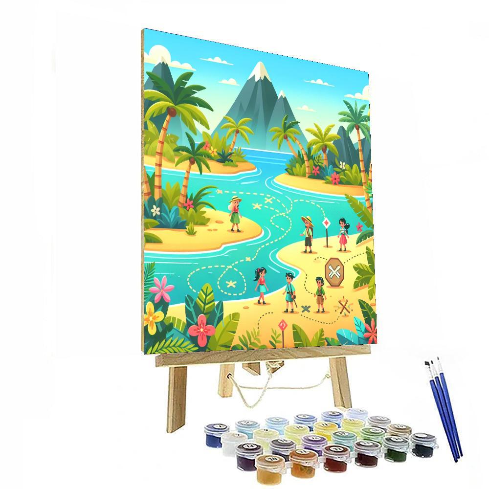 Adventure Island Challenge DIY Paint By Numbers