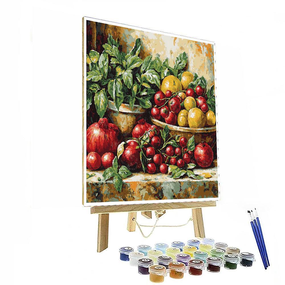 Morandi Inspired Joyful Abundance  Number Painting