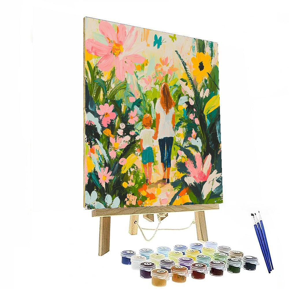 An Enchanted Garden Number Painting
