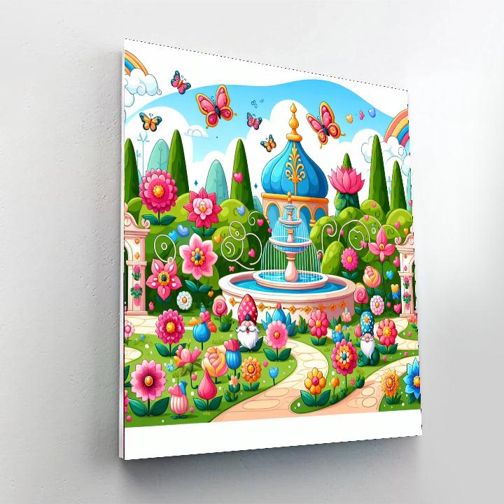 Royal Gardens Numbered Painting Kits