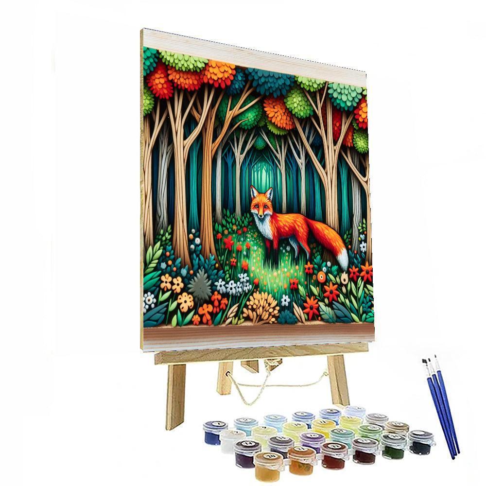 Fox's Woodland Adventure Painting By Numbers Kit