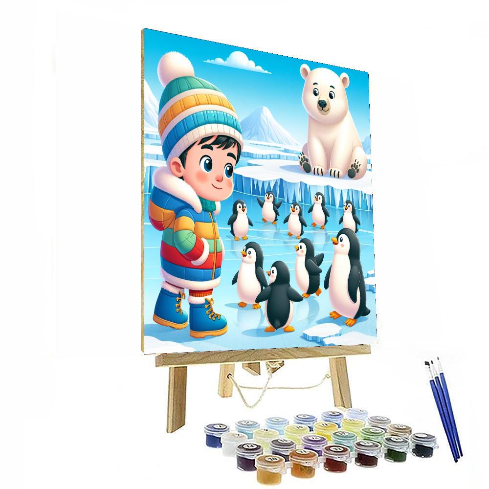 Arctic Circle Adventure Painting Number Kit
