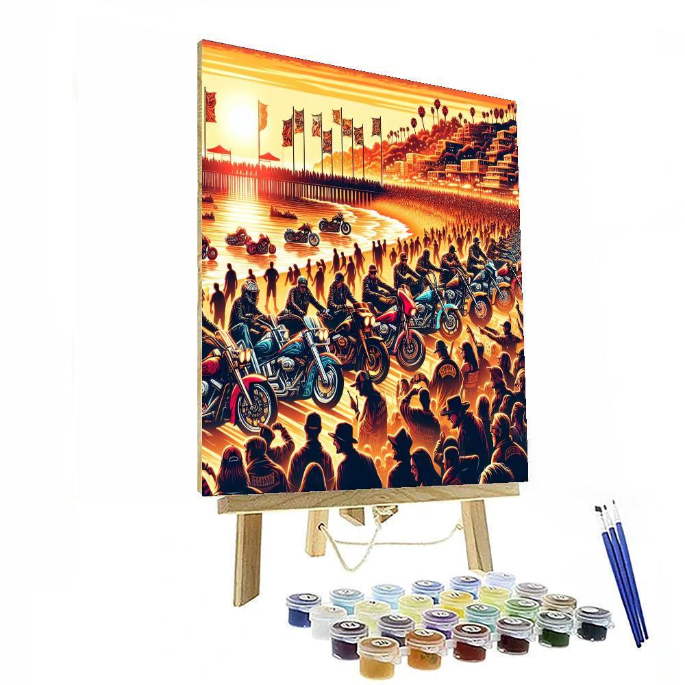 Daytona Bike Week - Usa Paint By Numbers Art