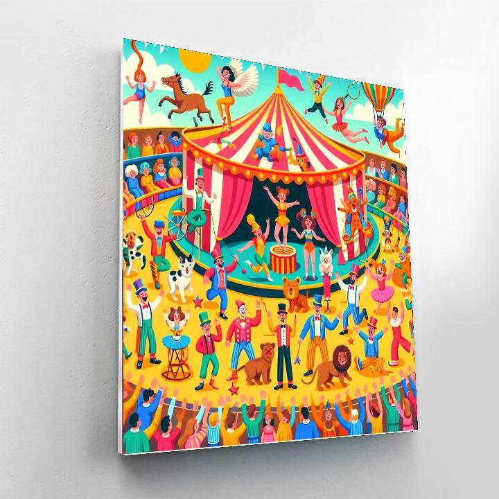 Creative Circus Spectacle Numbered Painting Kits