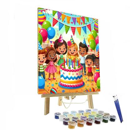 Joyful Birthday Celebration Paint By Numbers Kits