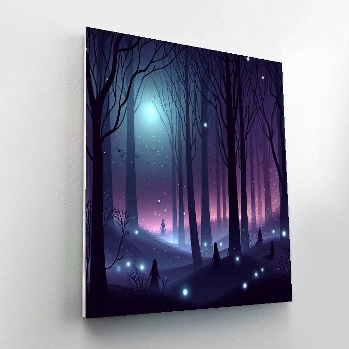 Twilight Enchanted Forest Paint By Numbers Art