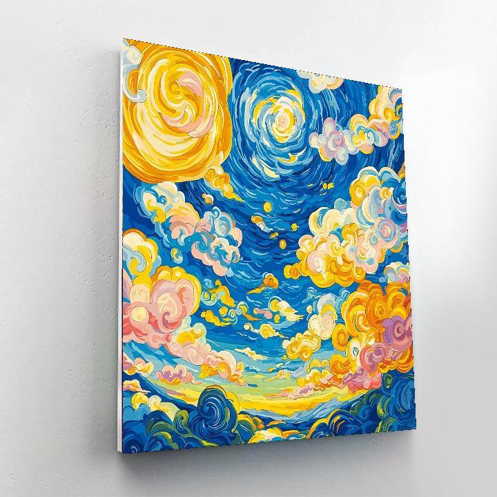 Paul Klee Inspired Patterns In The Sky  Paint By Numbers