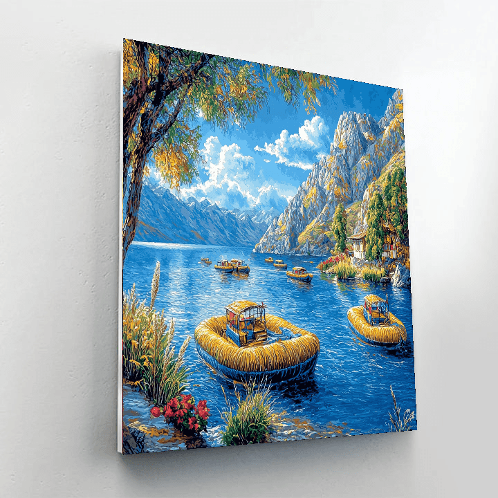 Lake Titicaca Numbered Painting Kits