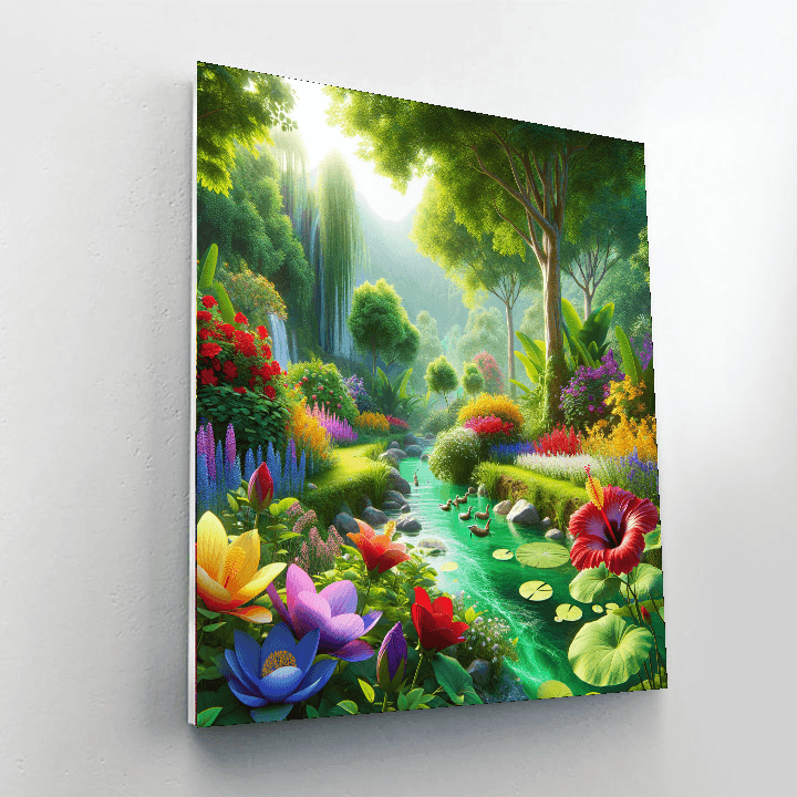 Blooming Oasis Paint By Numbers Kits