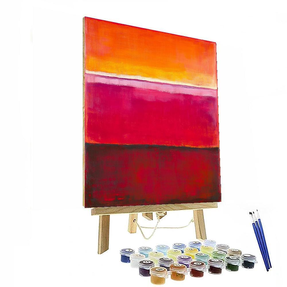 Mark Rothko Inspired Embers Of Emotion  Numbered Painting Kits