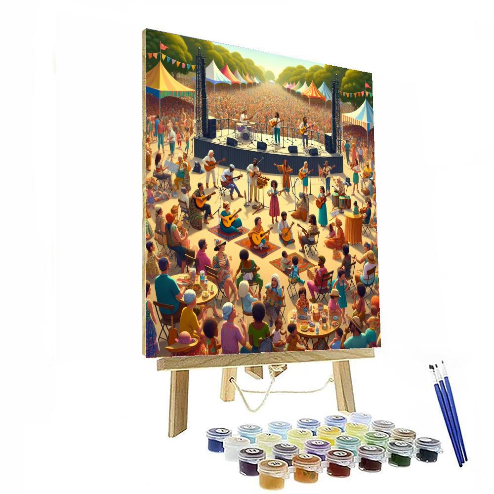 Folk Festival - Canada Paint By Numbers Art