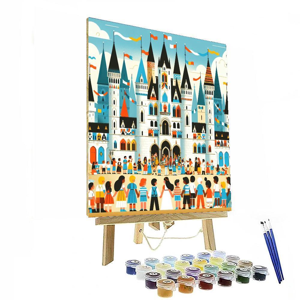 Historic Castle Quest Number Painting