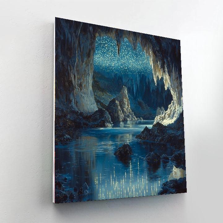 Waitomo Glowworm Caves - New Zealand Paint By Number