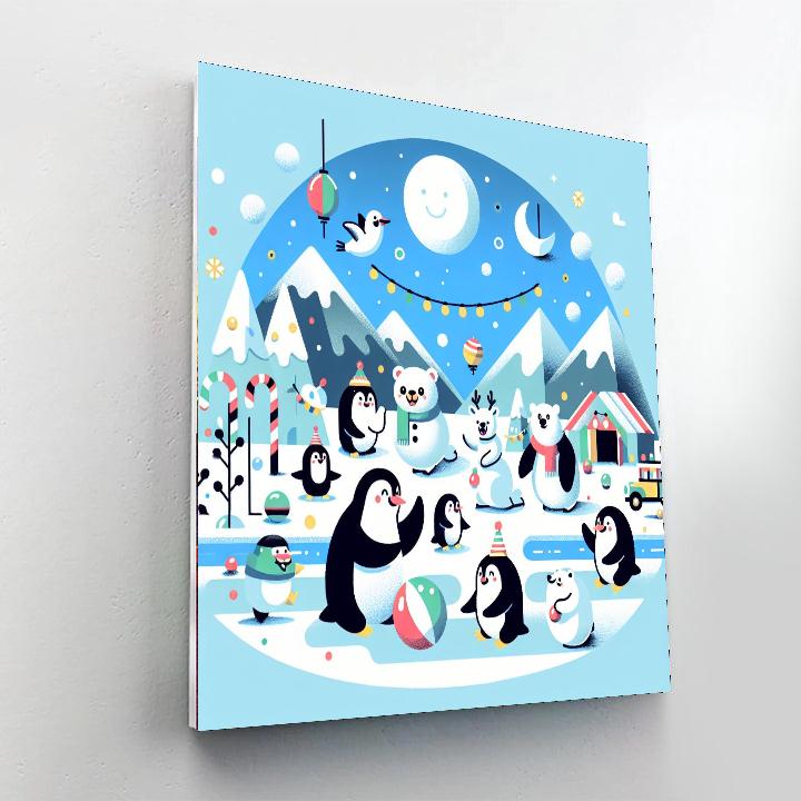 Arctic Friends Festival DIY Paint By Numbers