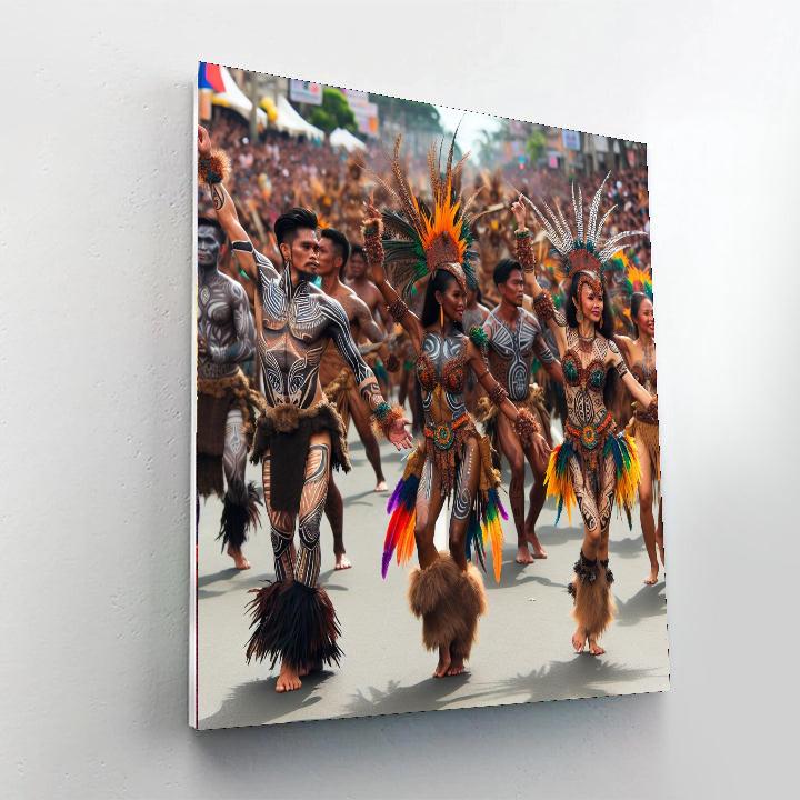 Pintados Festival - Philippines Paint By Color