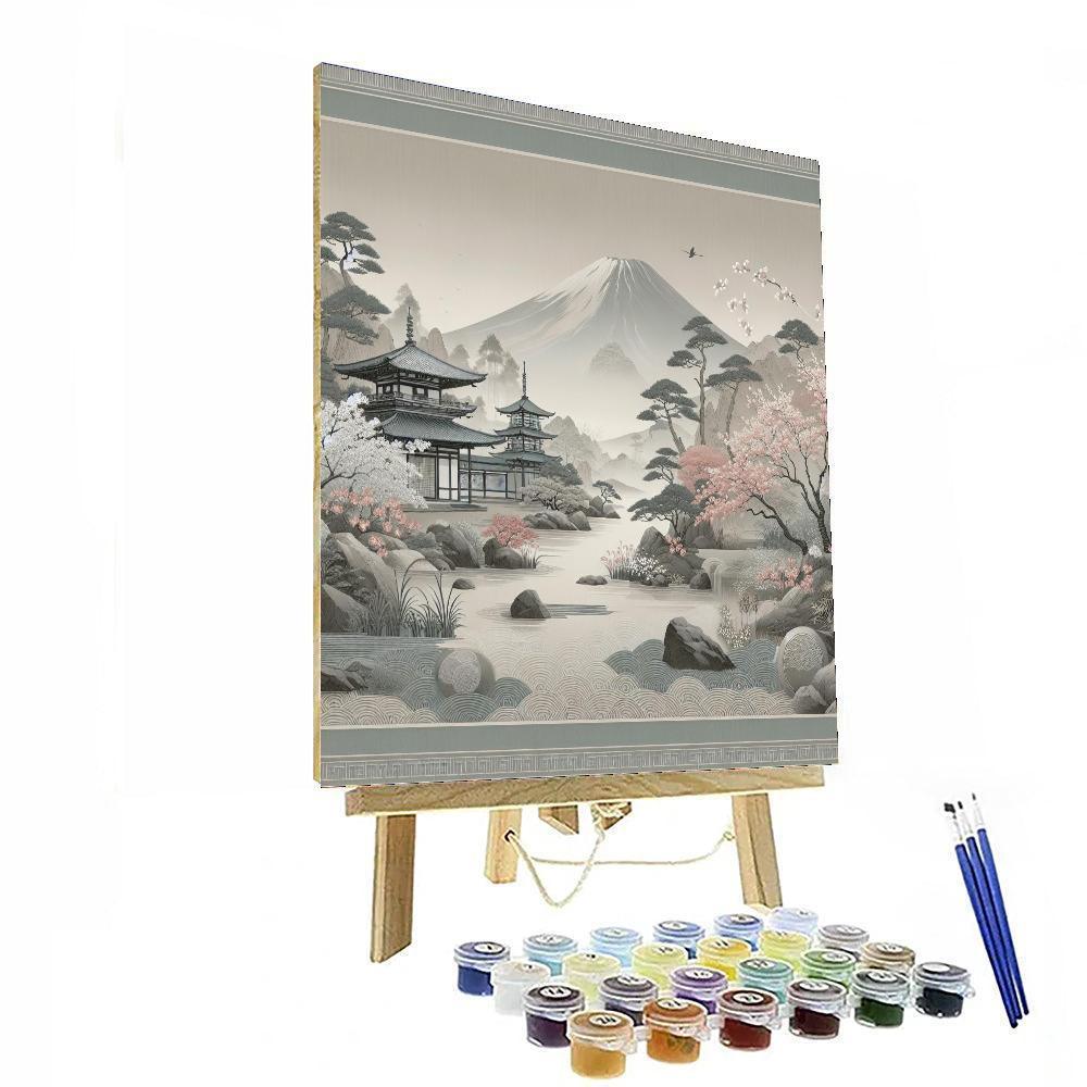 Japan's Tranquil Elegance Number Painting